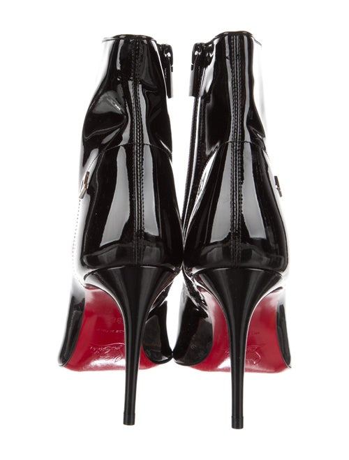 Christian Louboutin Patent Leather Sock Boots