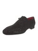 Christian Louboutin Velvet Derby Shoes