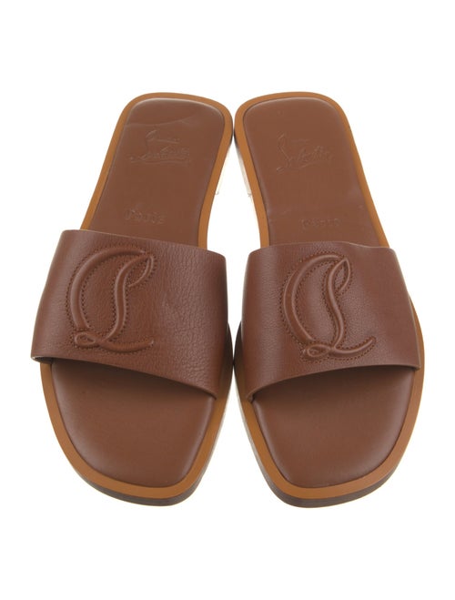 Christian Louboutin Leather Slides