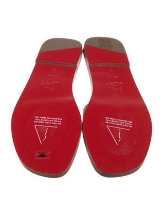 Christian Louboutin Leather Slides