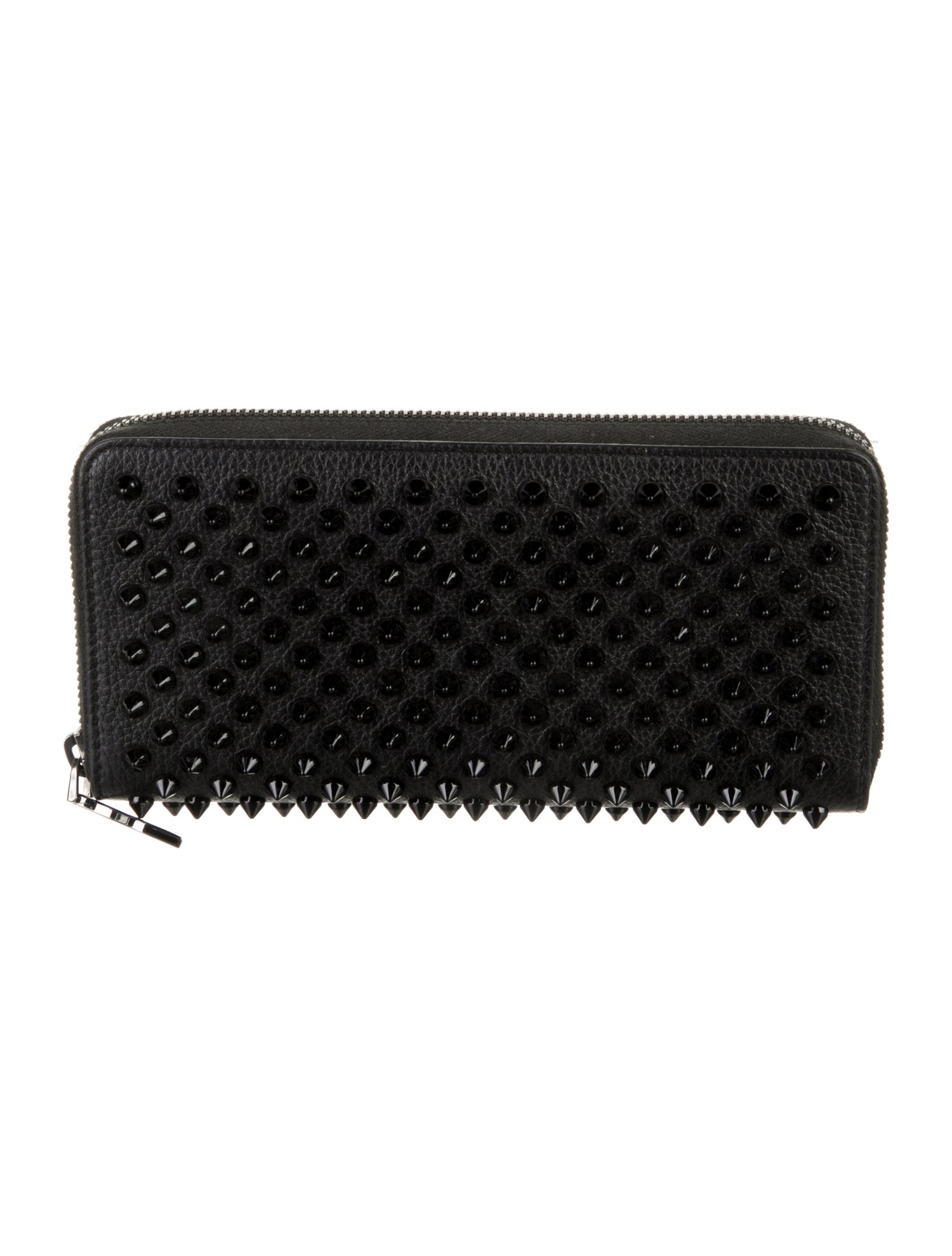 Christian Louboutin Spike Accents Leather Wallet