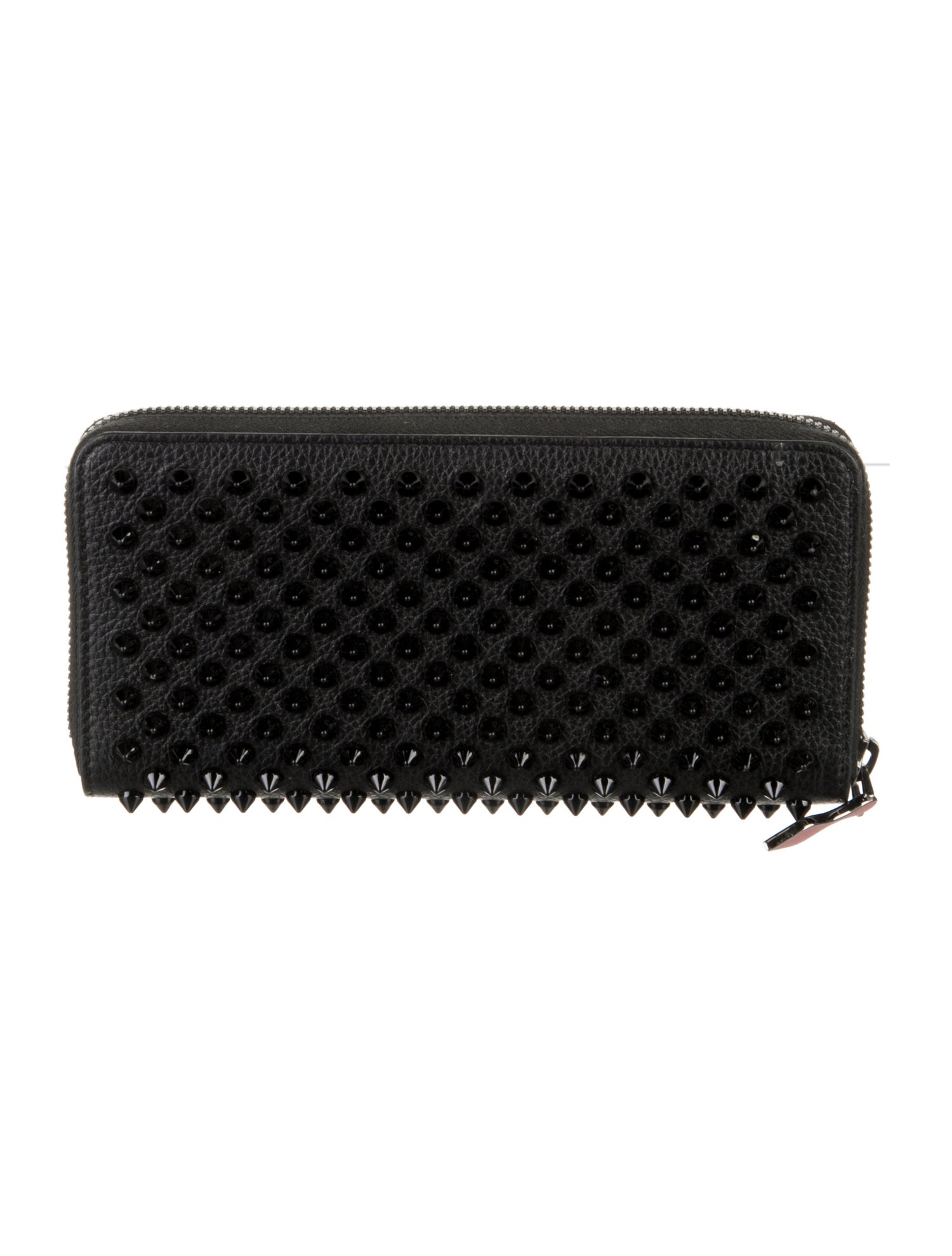 Christian Louboutin Spike Accents Leather Wallet