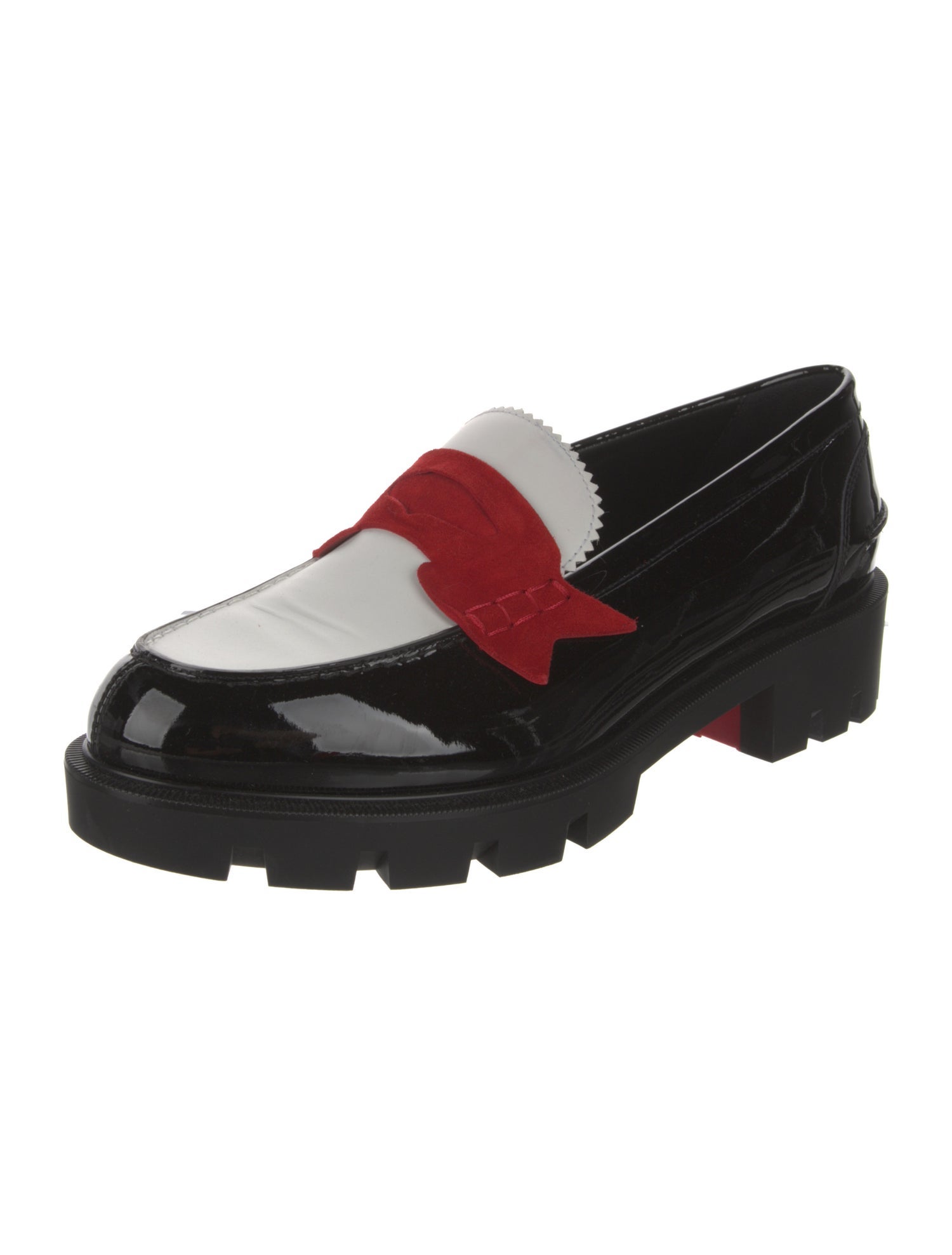 Christian Louboutin Patent Leather Loafers