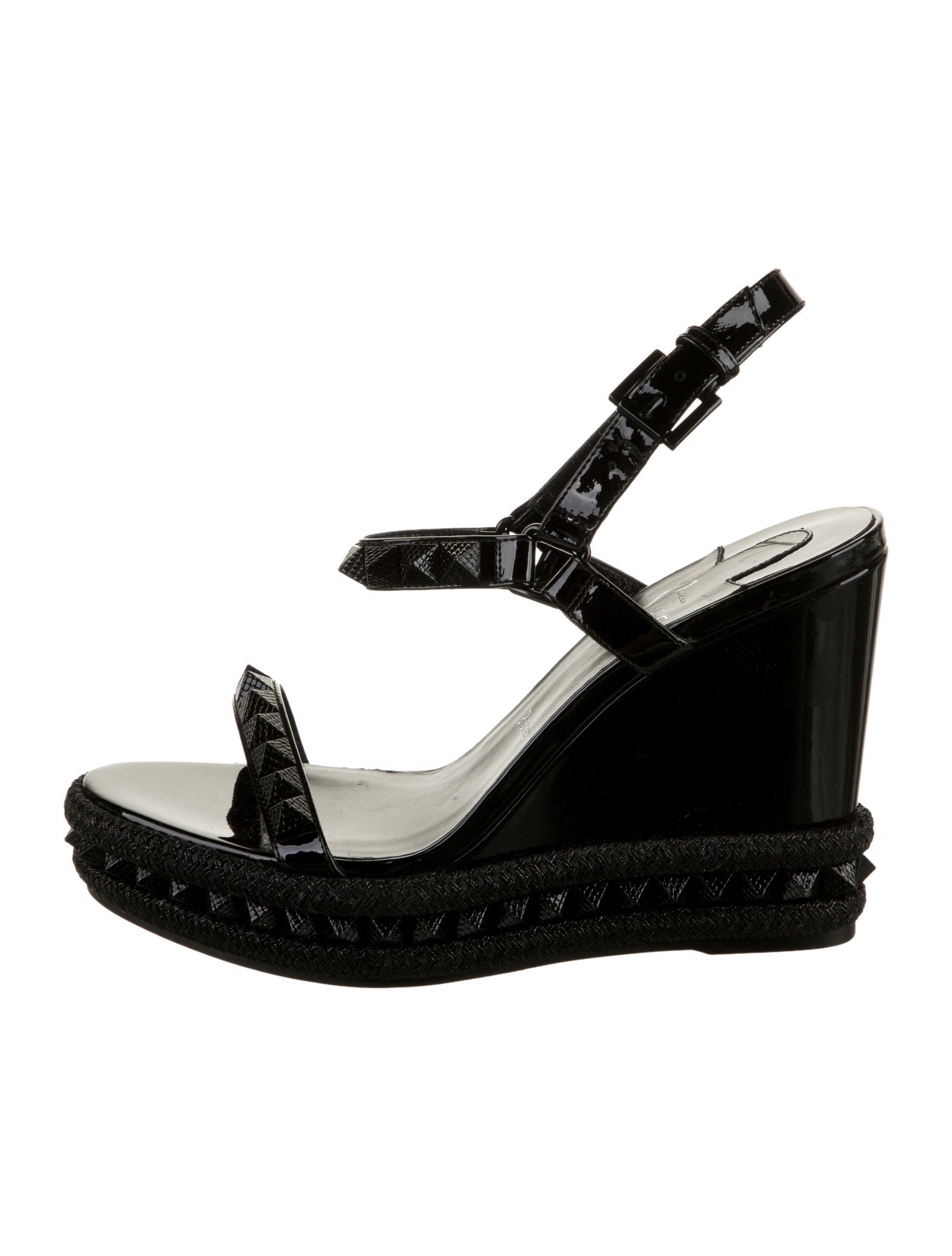 Christian Louboutin Patent Leather Espadrilles