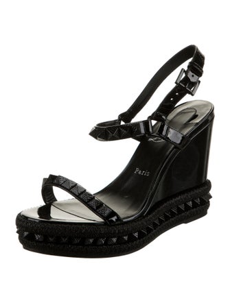 Christian Louboutin Patent Leather Espadrilles
