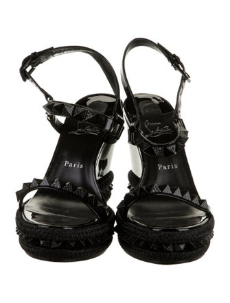 Christian Louboutin Patent Leather Espadrilles