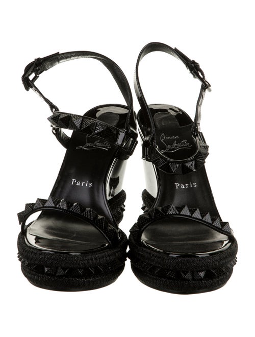 Christian Louboutin Patent Leather Espadrilles