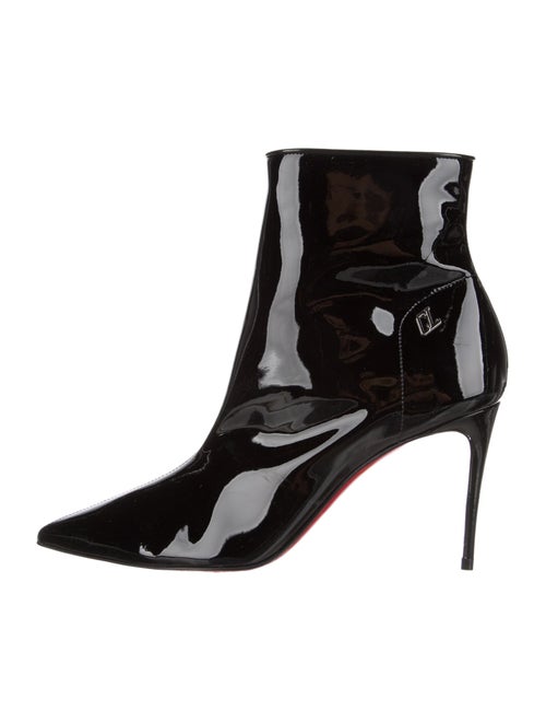 Christian Louboutin Patent Leather Sock Boots