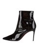 Christian Louboutin Patent Leather Sock Boots