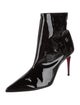 Christian Louboutin Patent Leather Sock Boots
