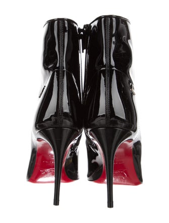 Christian Louboutin Patent Leather Sock Boots