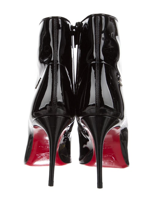 Christian Louboutin Patent Leather Sock Boots
