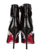 Christian Louboutin Patent Leather Sock Boots