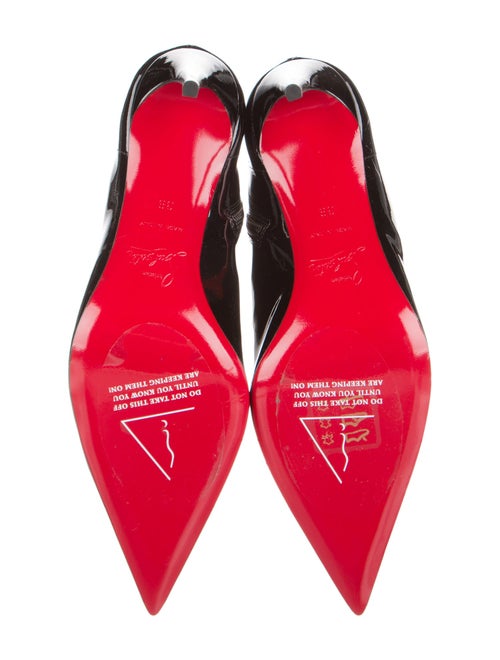 Christian Louboutin Patent Leather Sock Boots