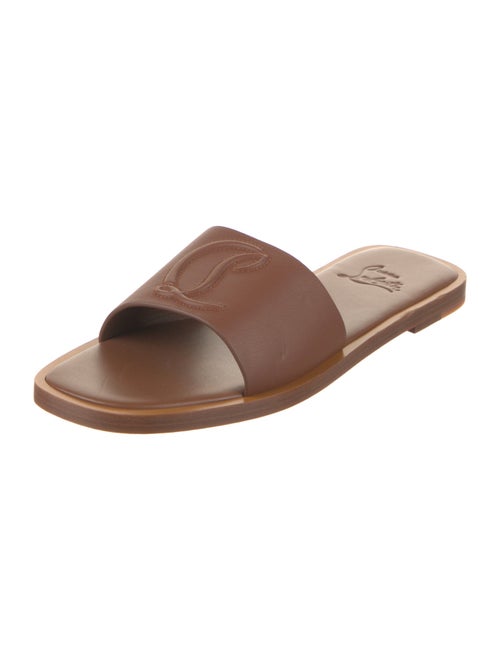Christian Louboutin Leather Slides