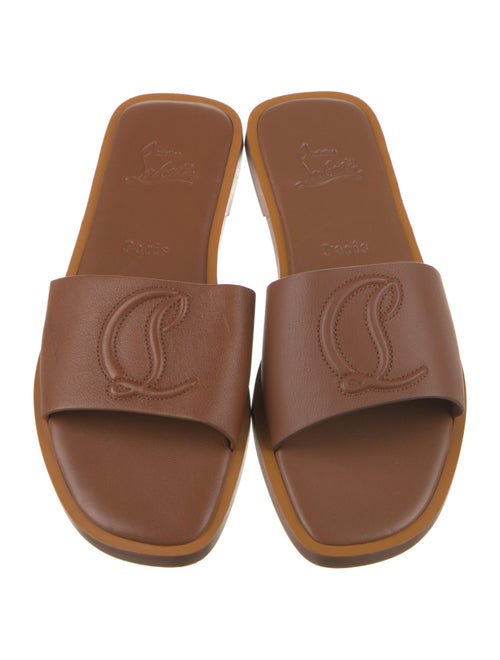 Christian Louboutin Leather Slides