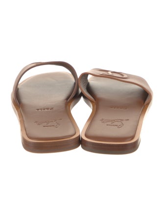 Christian Louboutin Leather Slides