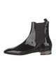 Christian Louboutin Patent Leather Chelsea Boots