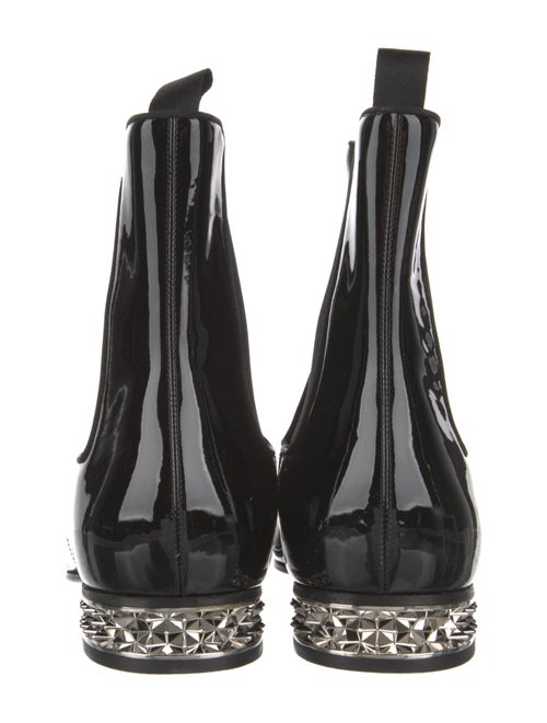 Christian Louboutin Patent Leather Chelsea Boots