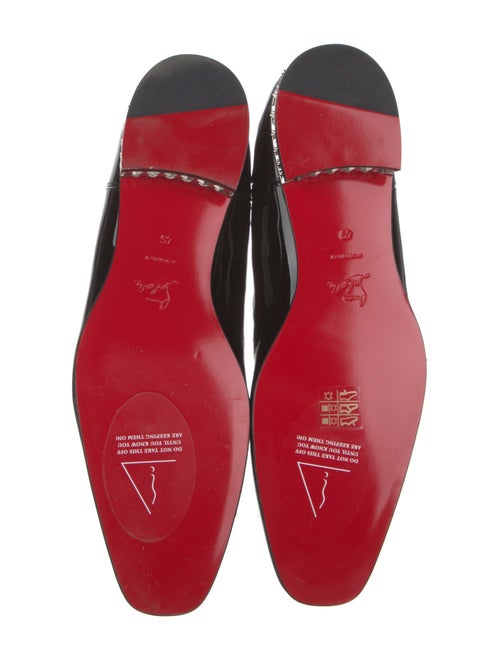 Christian Louboutin Patent Leather Chelsea Boots