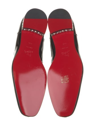 Christian Louboutin Patent Leather Chelsea Boots