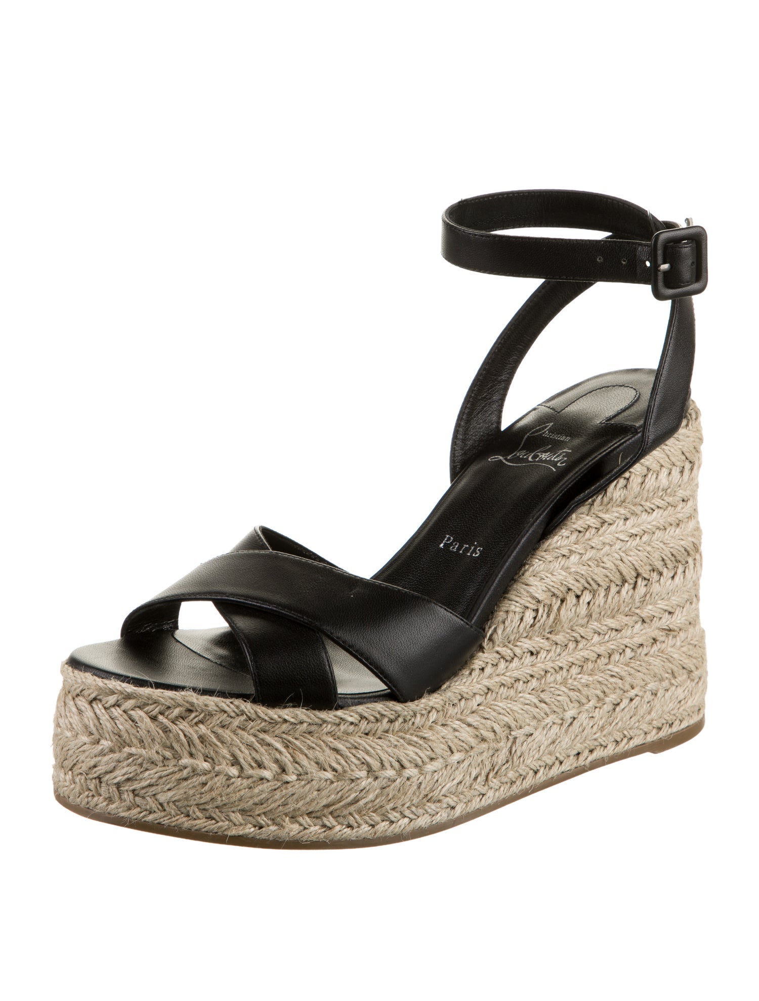 Christian Louboutin Leather Espadrilles