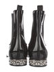 Christian Louboutin Patent Leather Chelsea Boots
