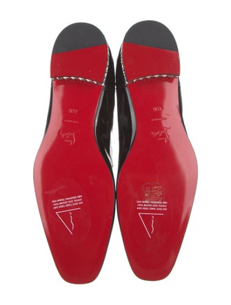 Christian Louboutin Patent Leather Chelsea Boots