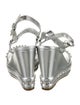 Christian Louboutin Leather Crystal Embellishments Sandals