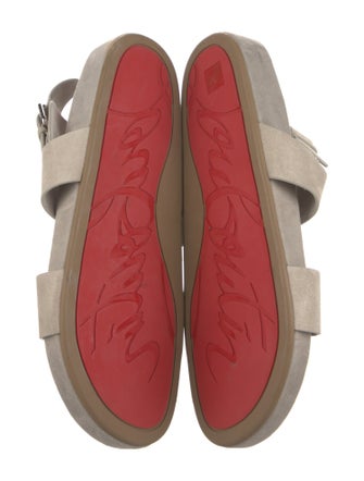 Christian Louboutin Velvet Sandals