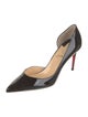 Christian Louboutin Patent Leather D'Orsay Pumps