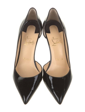 Christian Louboutin Patent Leather D'Orsay Pumps