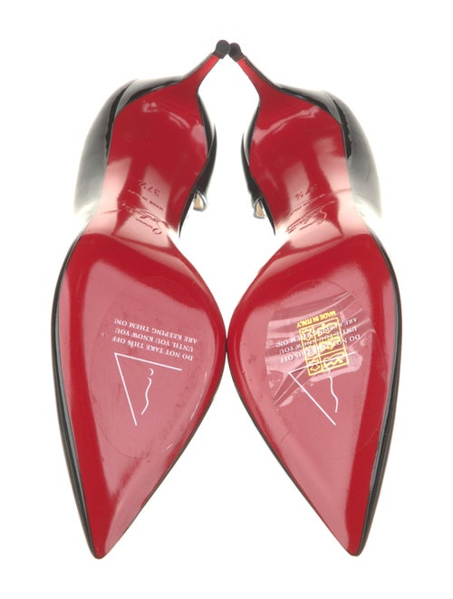 Christian Louboutin Patent Leather D'Orsay Pumps
