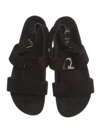 Christian Louboutin Velvet Sandals