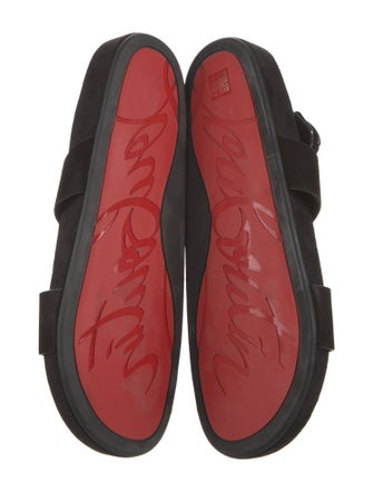 Christian Louboutin Velvet Sandals