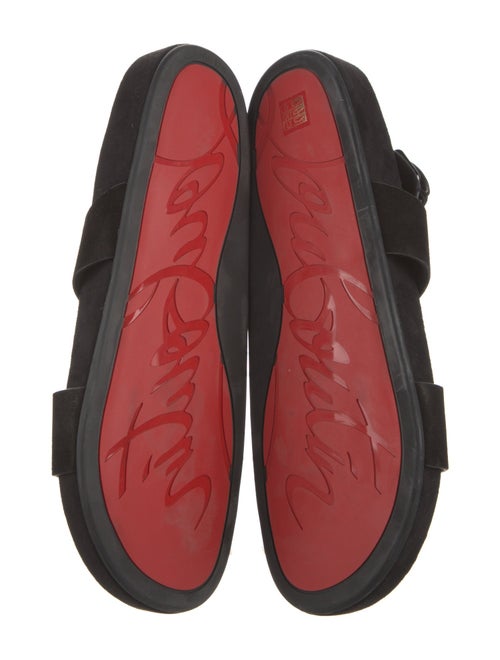 Christian Louboutin Velvet Sandals