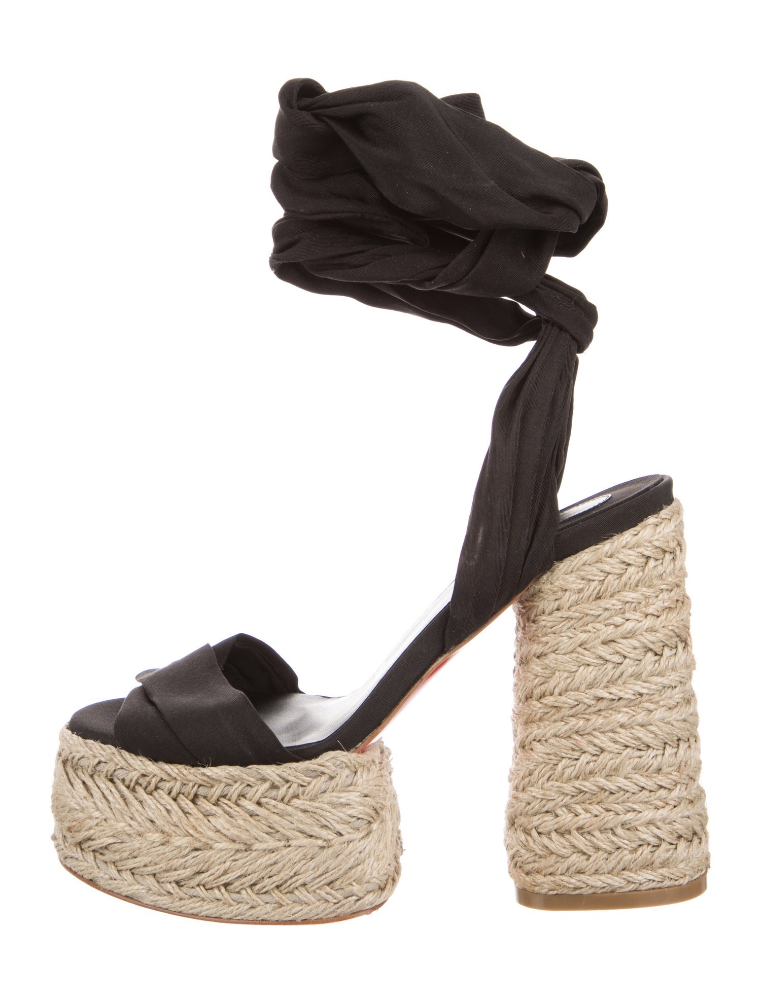 Christian Louboutin Colorblock Pattern Espadrilles