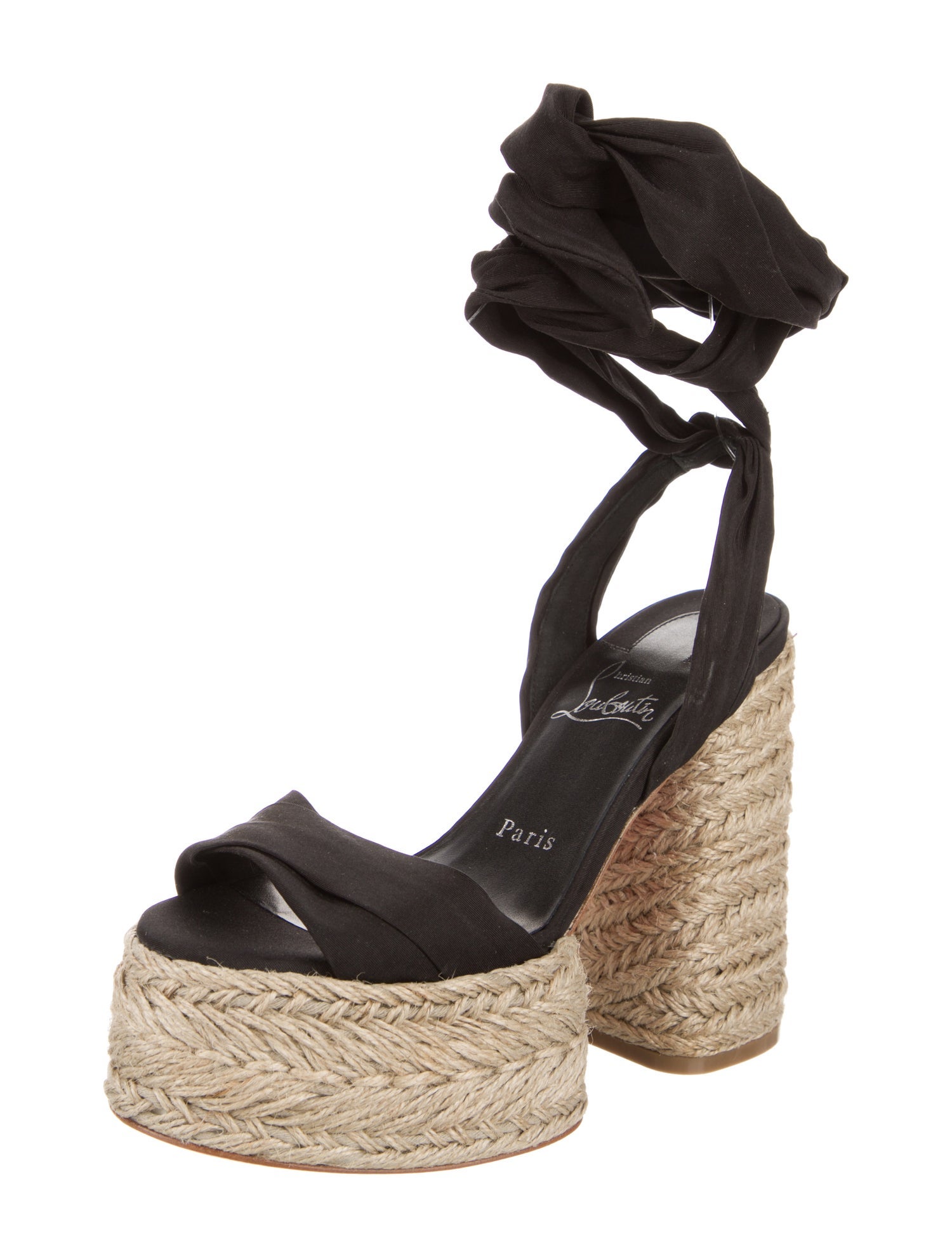 Christian Louboutin Colorblock Pattern Espadrilles