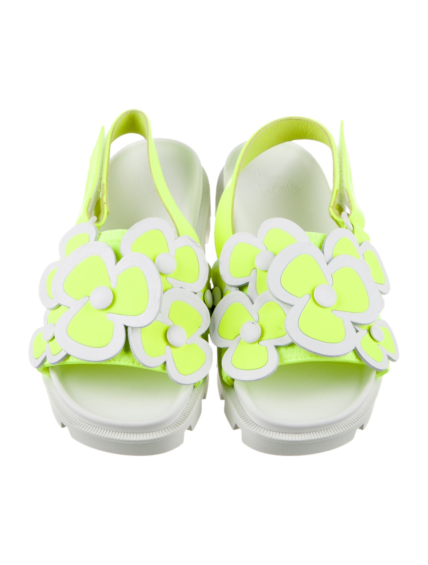 Christian Louboutin Floral Embellished Sandals