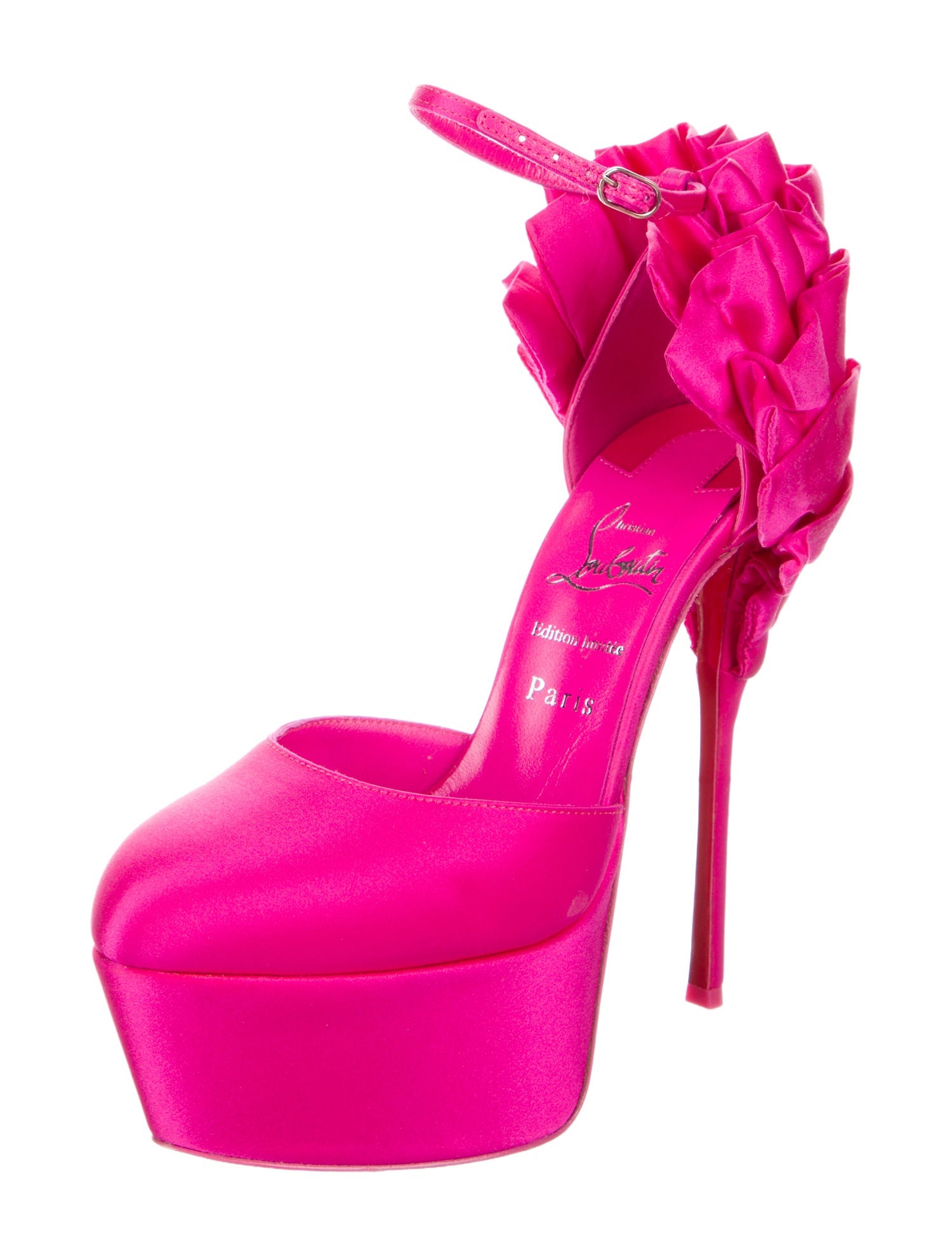 Christian Louboutin Velvet D'Orsay Pumps