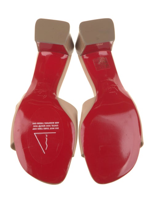 Christian Louboutin Leather Slides
