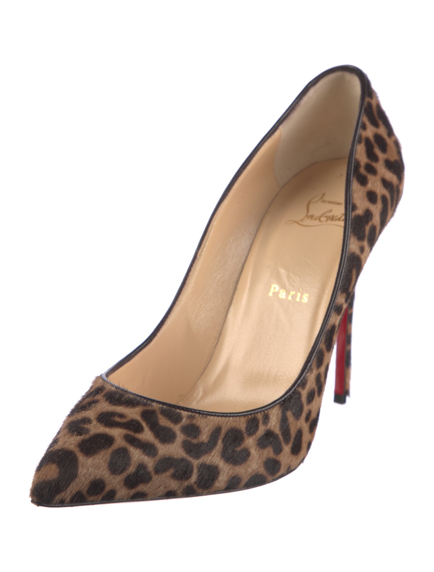 Christian Louboutin Ponyhair Animal Print Pumps
