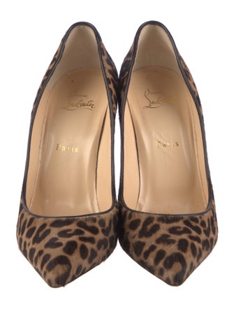 Christian Louboutin Ponyhair Animal Print Pumps
