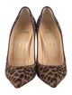 Christian Louboutin Ponyhair Animal Print Pumps