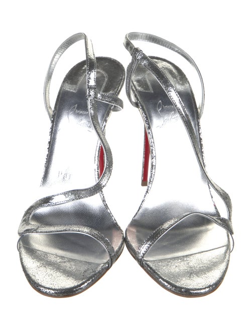 Christian Louboutin Leather Slingback Sandals