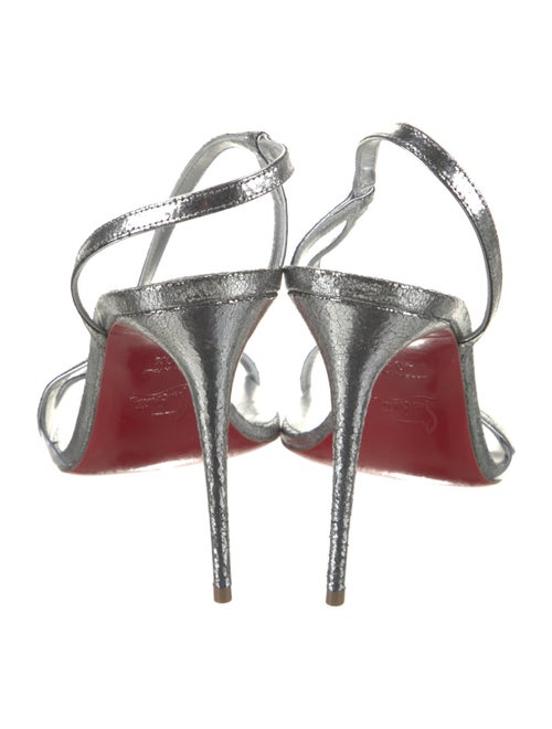 Christian Louboutin Leather Slingback Sandals