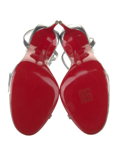 Christian Louboutin Leather Slingback Sandals