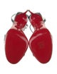Christian Louboutin Leather Slingback Sandals