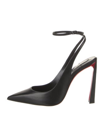 Christian Louboutin Leather Slingback Pumps