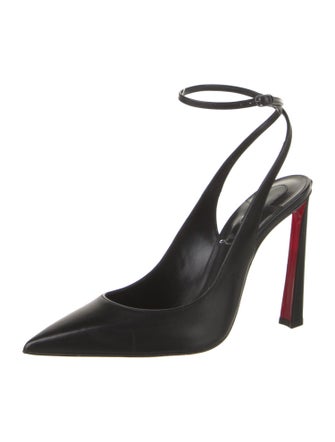 Christian Louboutin Leather Slingback Pumps